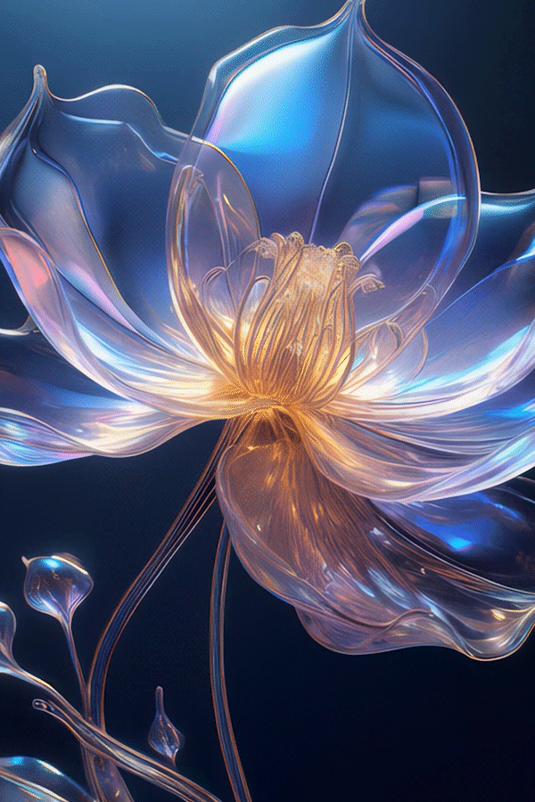 A Flower Holds Light